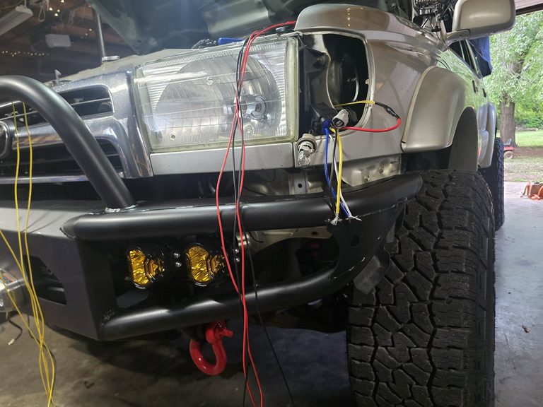 Auxbeam Pods on the True North Bumper